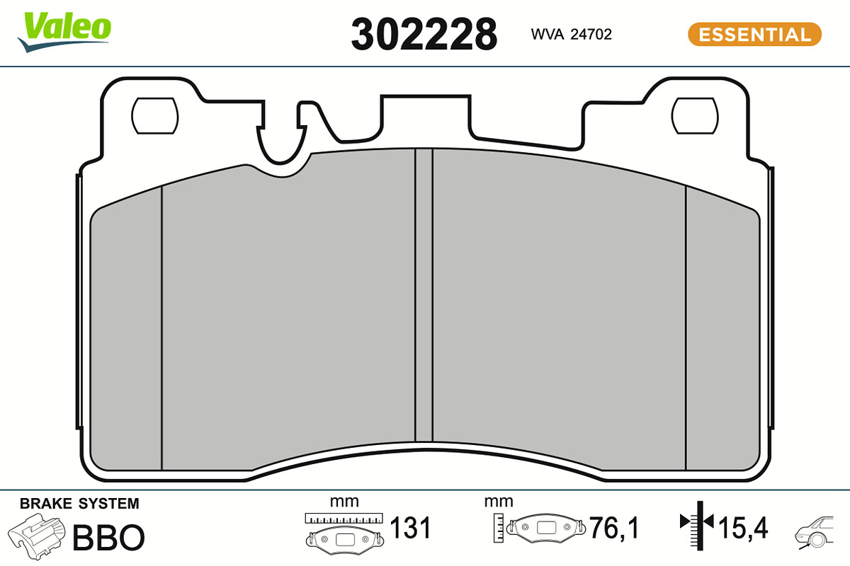 BRAKE PADS FIRST MER CLASS CLS 02.13